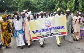 pensioners protest